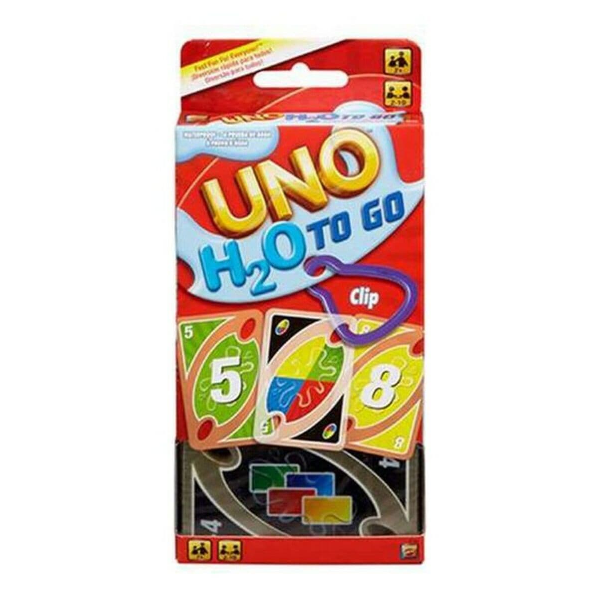Tischspiel Uno H2o To Go Mattel - Thumbnail 3