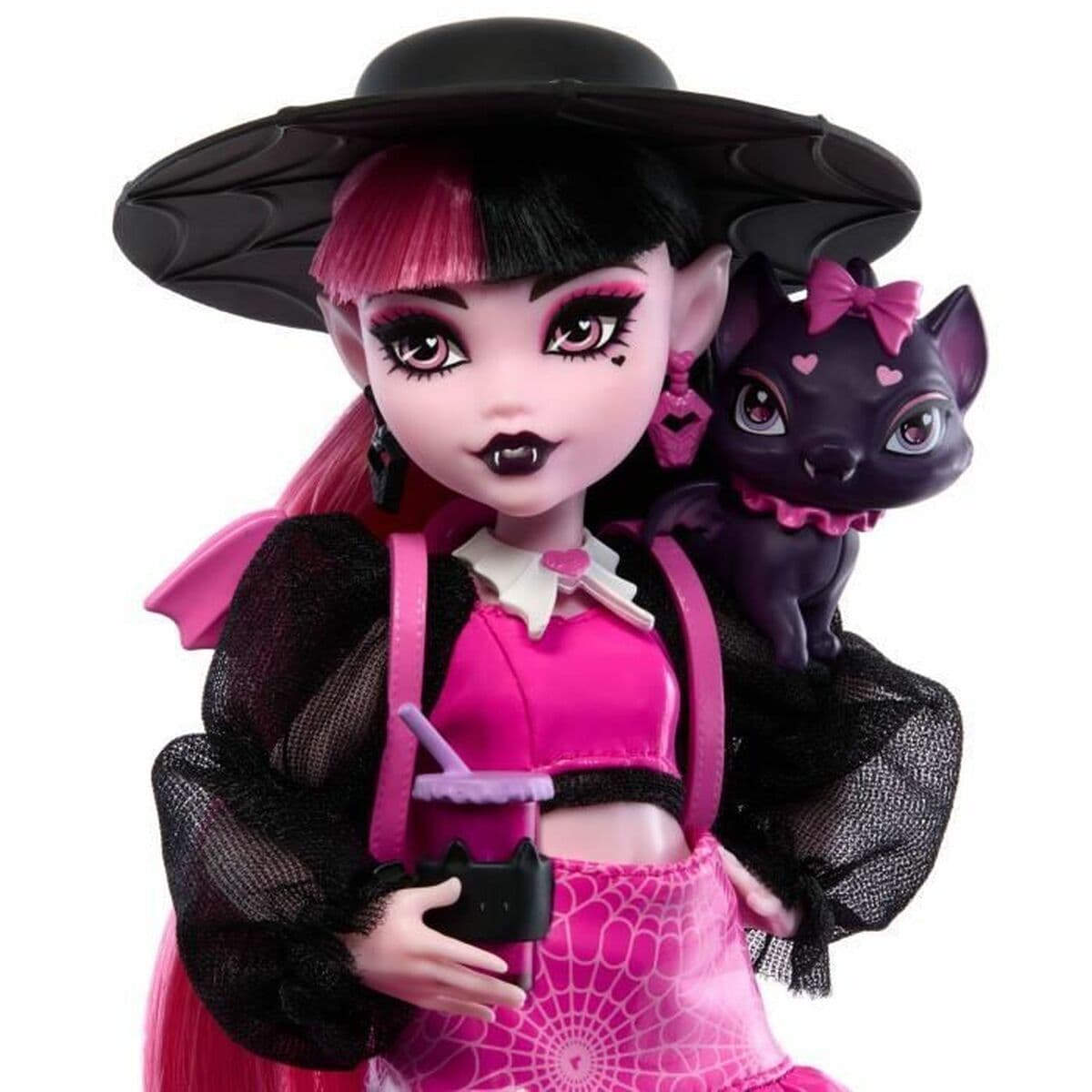 Puppe Zombie Monster High Draculaura (Restauriert A) - Thumbnail 8