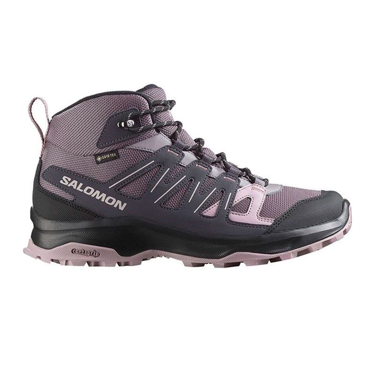 Wanderschuhe für Damen Salomon Storen Mid GTX Lila — Bild 1