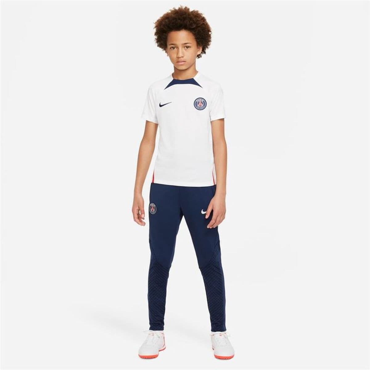 Kurzarm Fußballshirt für Kinder Nike París Saint-Germain Strike Weiß - Thumbnail 6