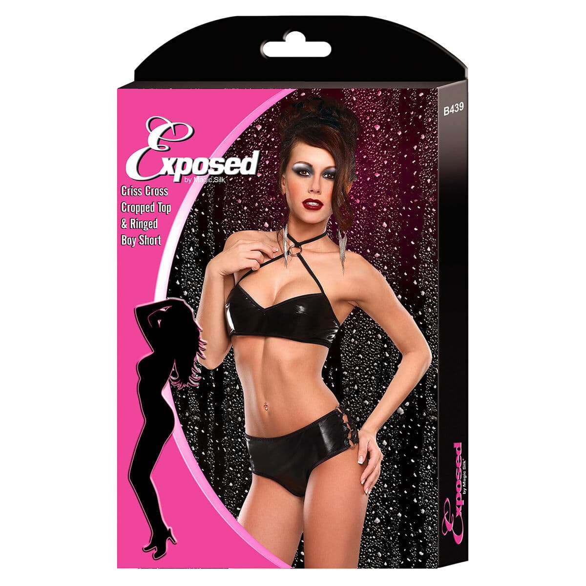 Unterwäsche-Set Exposed Schwarz (S/M) — Bild 1