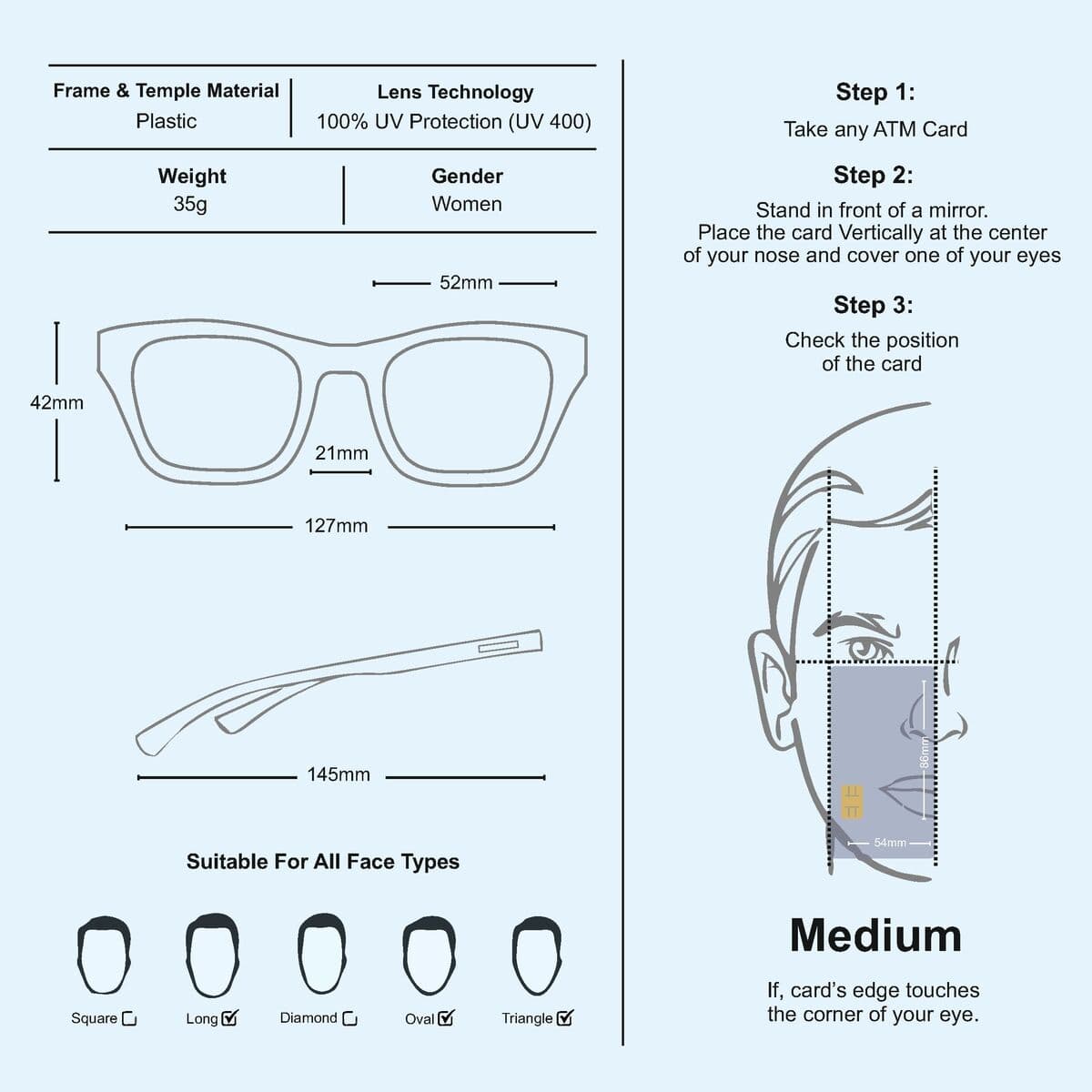 Damensonnenbrille Polaroid PLD6051GS-35J - Thumbnail 6