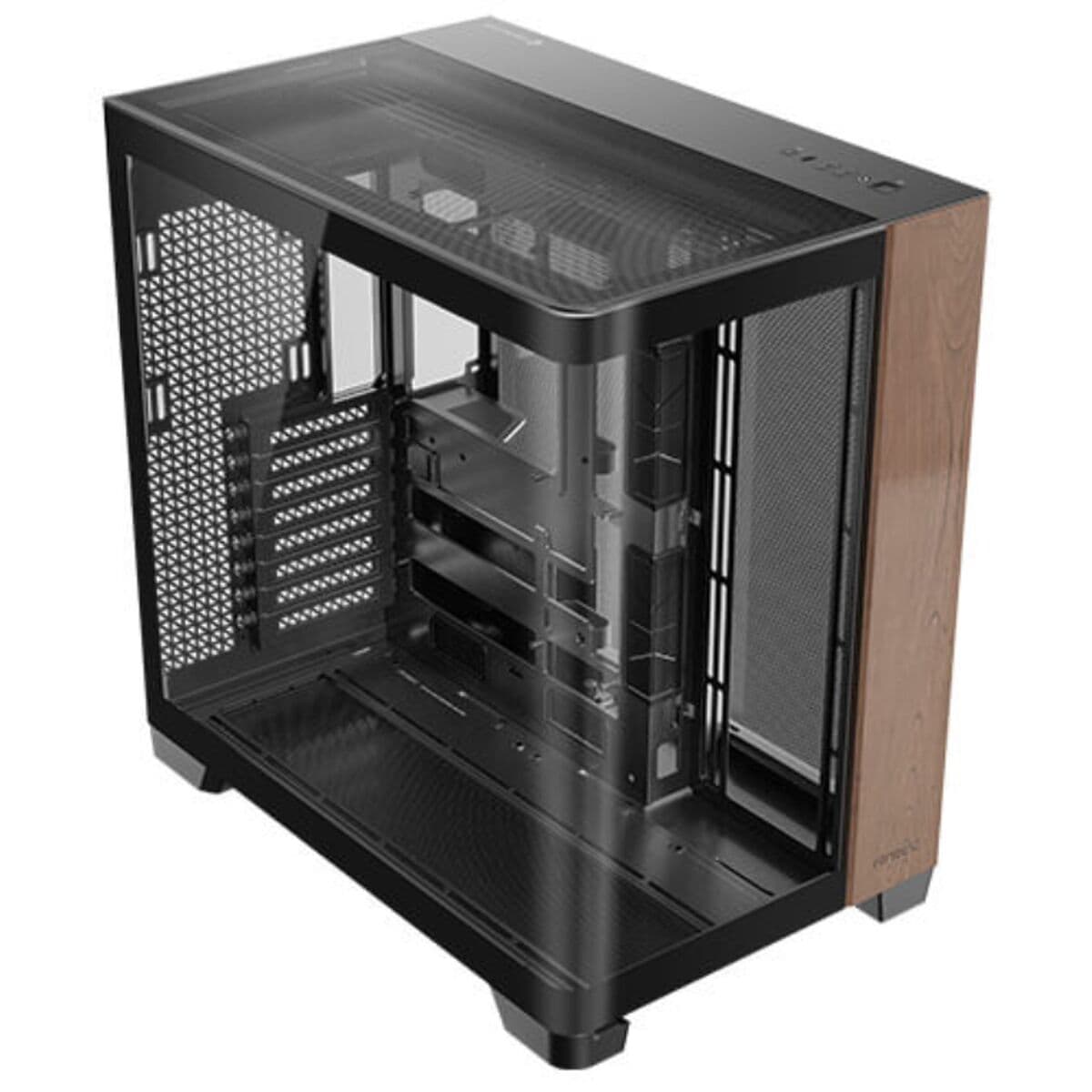 ATX Semi-Tower Gehäuse Antec C8 Curve Wood Schwarz Durchsichtig Holz (Restauriert B) — Bild 1