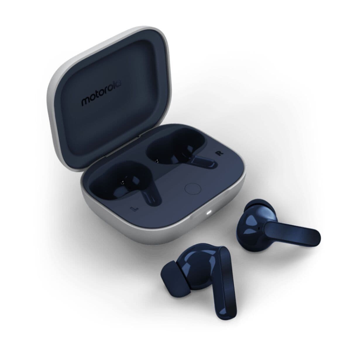 Bluetooth in Ear Headset Motorola Moto Buds Blau Marineblau (Restauriert A) - Thumbnail 6