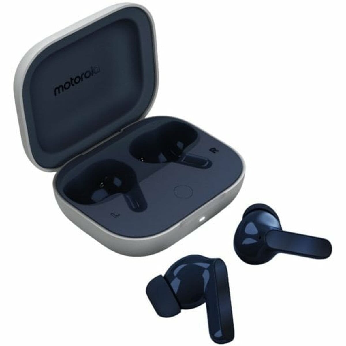 Bluetooth in Ear Headset Motorola Moto Buds Blau Marineblau (Restauriert A) - Thumbnail 8