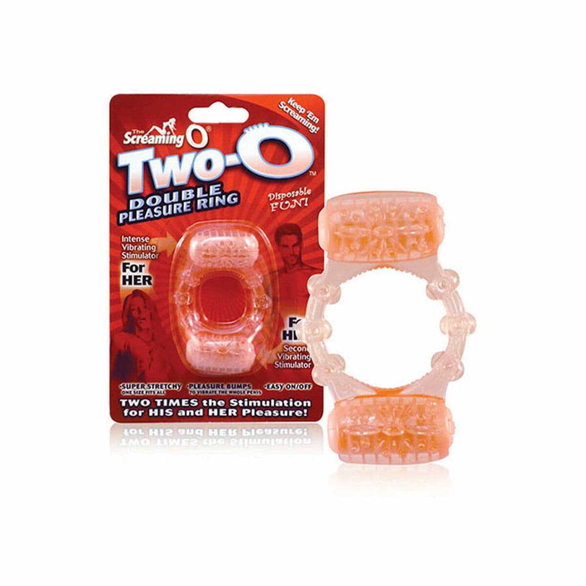 Vibrierender Liebesring The Screaming O SCTWOO Orange — Bild 1