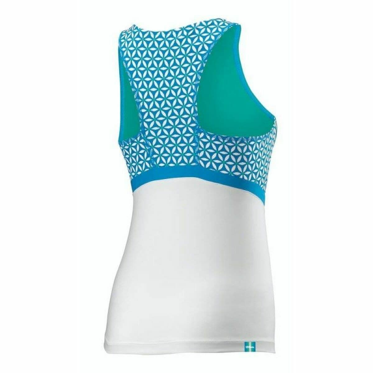 Ärmelloses Damen-T-Shirt Wilson Glamour grün Tennis Reversibel (Restauriert C) - Thumbnail 4