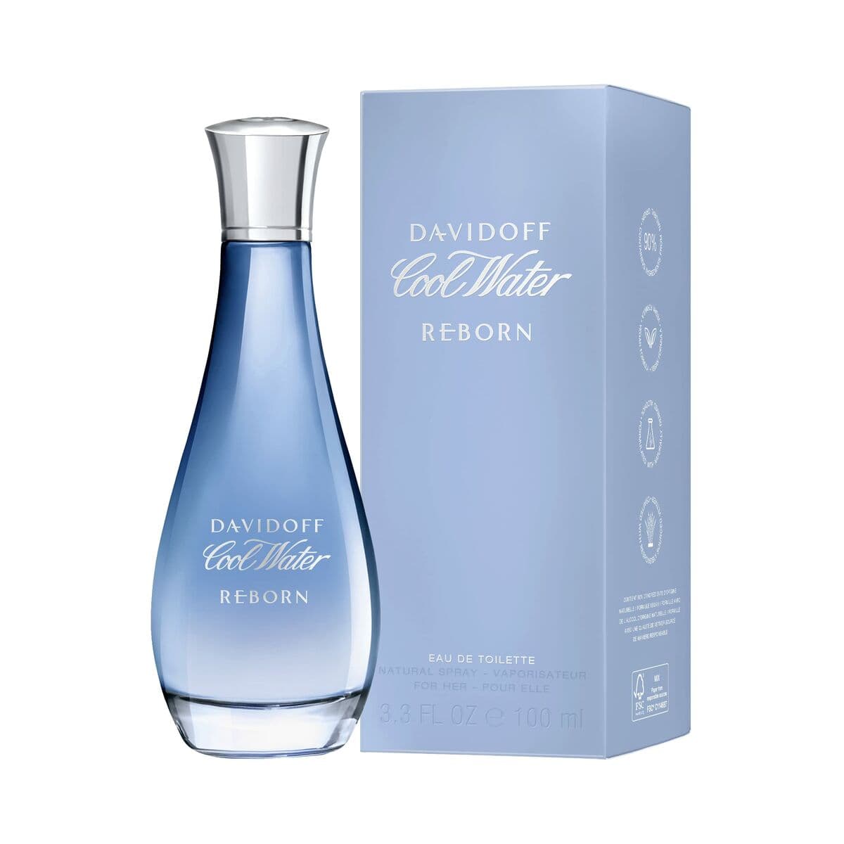 Damenparfüm Davidoff COOL WATER WOMAN REBORN EDT 100 ml - Thumbnail 2