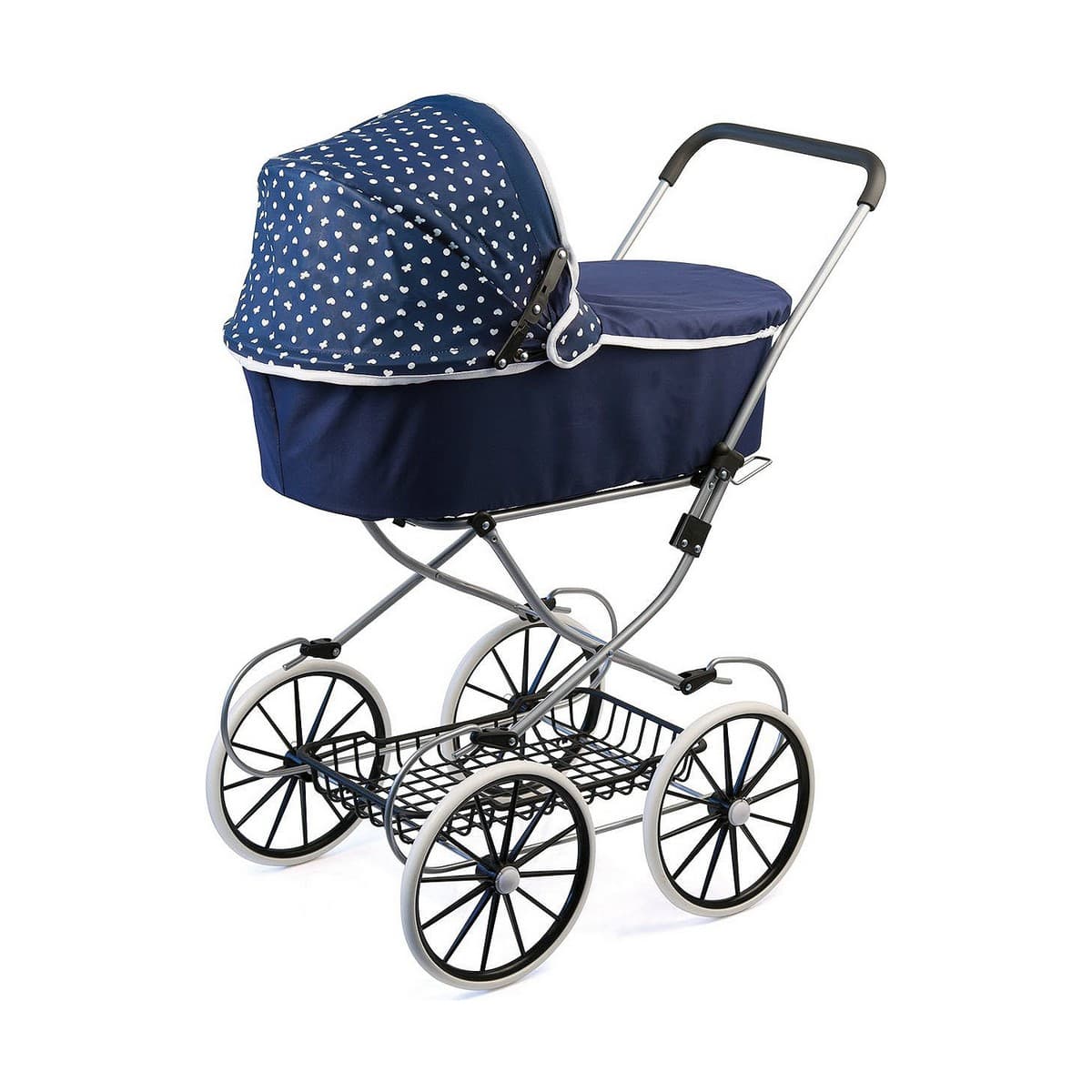 Puppenwägelchen Reig Classic Deluxe 70 x 42 x 89 cm Blau - Thumbnail 4