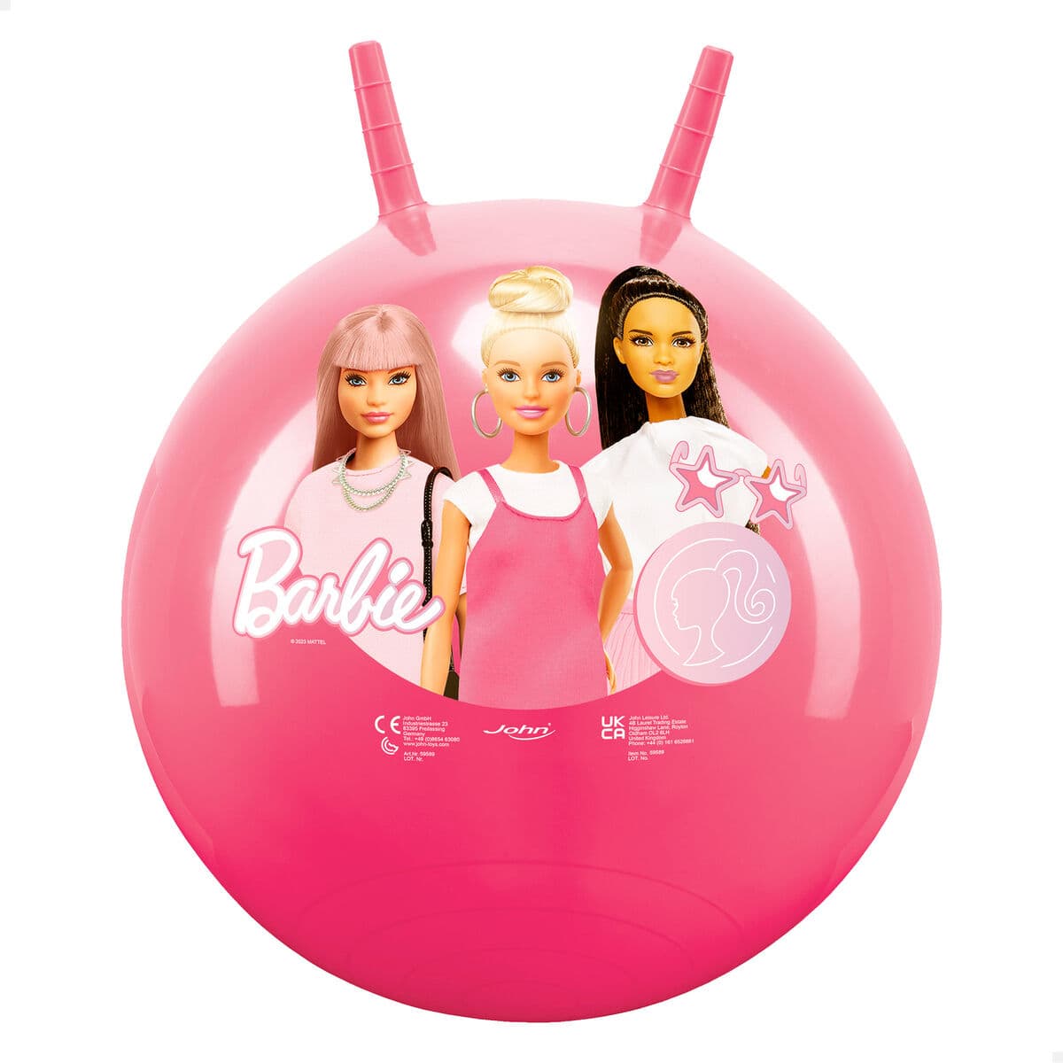 Springende Kugel Barbie Rosa — Bild 1