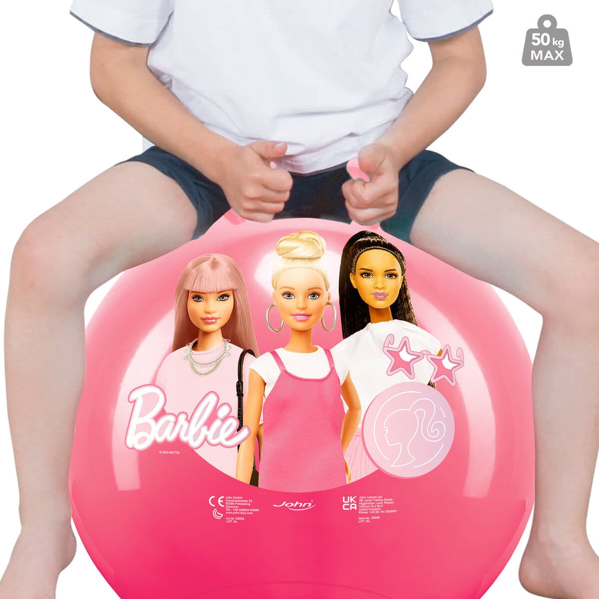 Springende Kugel Barbie Rosa - Thumbnail 5