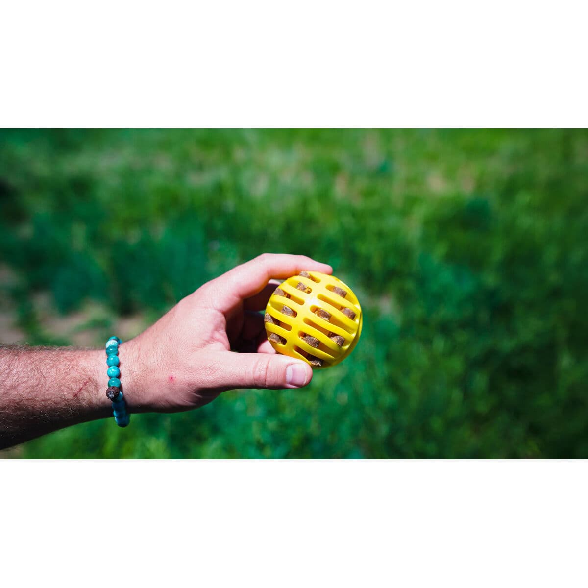 Ballwurfmaschine für Hunde Hunter Gelb Orange Gummi Bold - Thumbnail 6