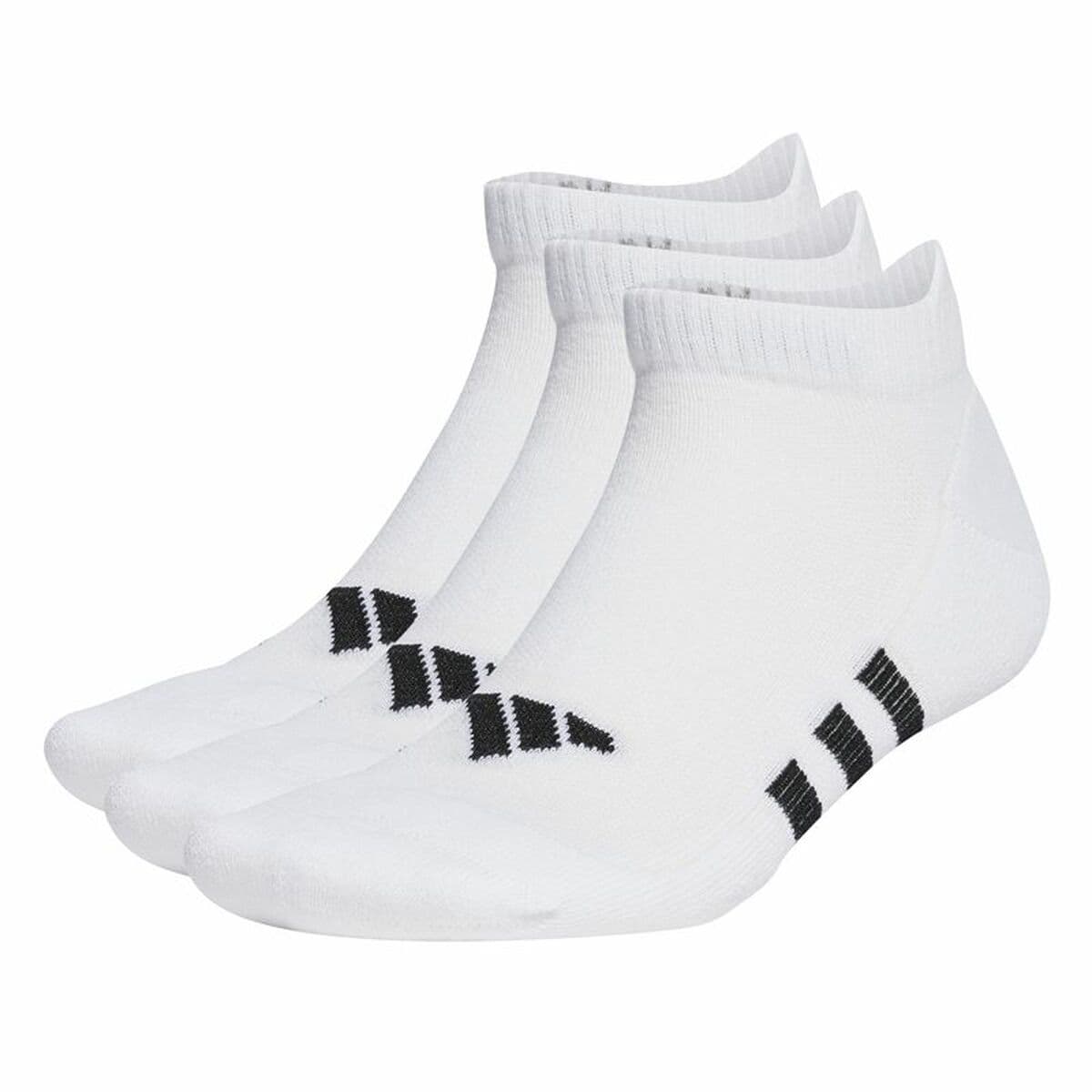 Socken Adidas Prf Cush Low  Weiß M 3 Stück - Thumbnail 2