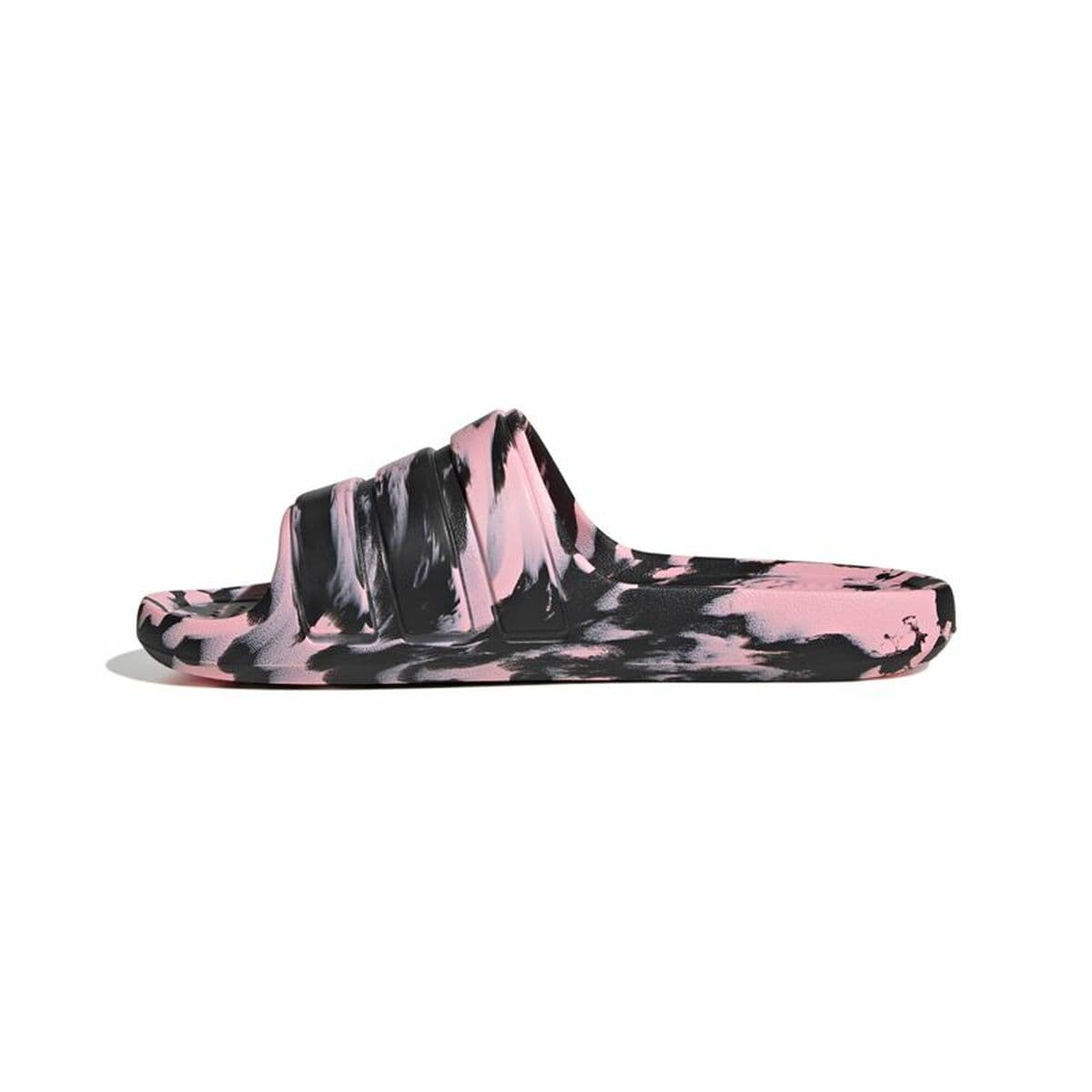 Flip Flops für Männer Adidas Adilette Flow Schwarz Rosa - Thumbnail 4