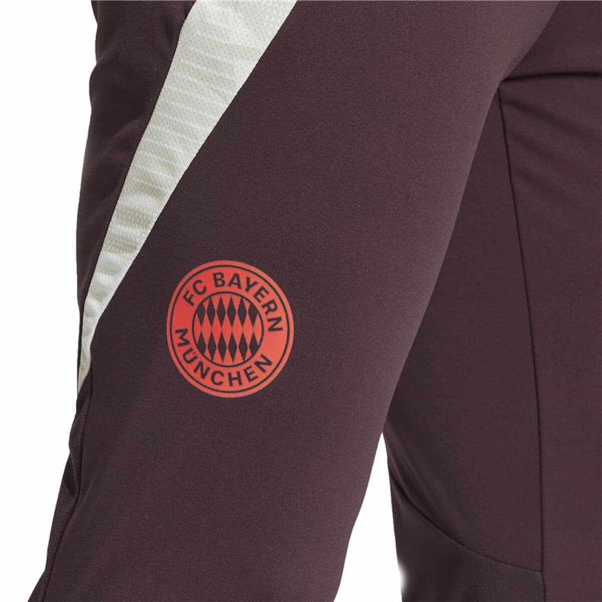 Lange Sporthose Adidas Fc Bayern 24/25 Tiro24 Braun Granatrot Herren - Thumbnail 6