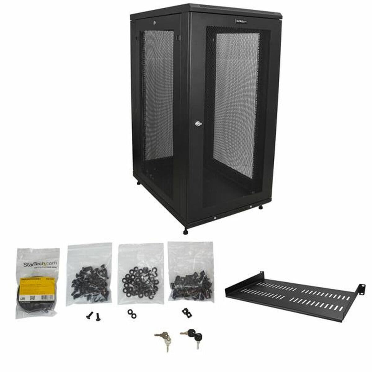 Wandschaltschrank Startech RK2433BKM (Restauriert C) - Thumbnail 2
