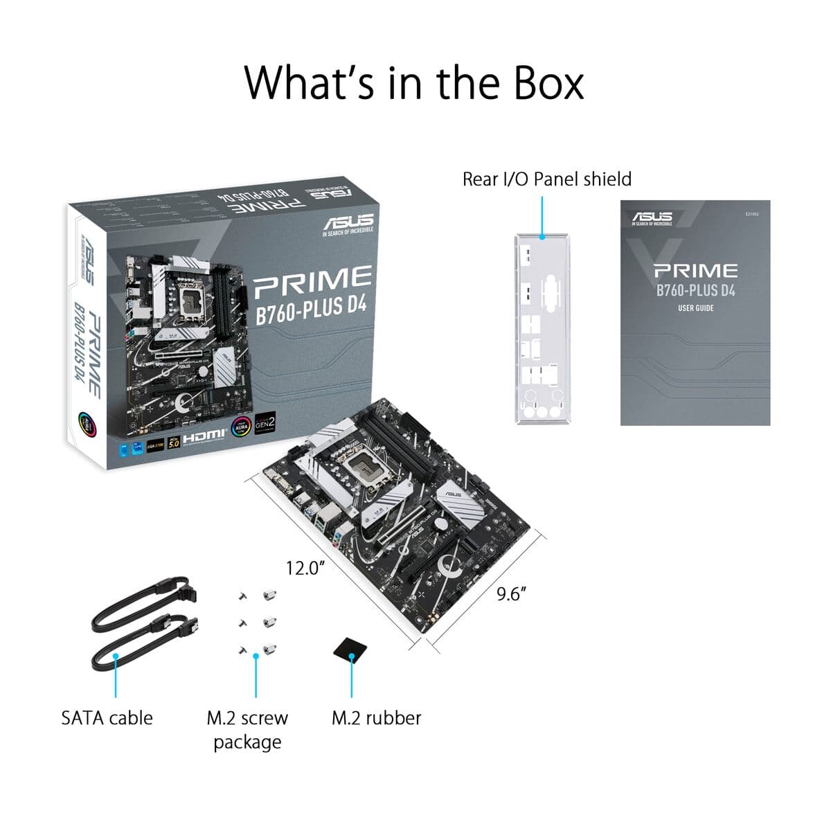 Motherboard Asus PRIME B760-PLUS D4 LGA 1700 - Thumbnail 5