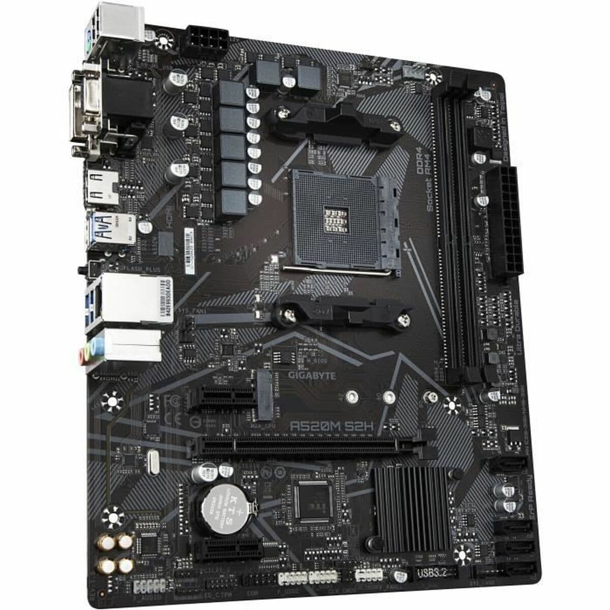 Motherboard Gigabyte A520M S2H AMD AM4 AMD A520 AMD - Thumbnail 5
