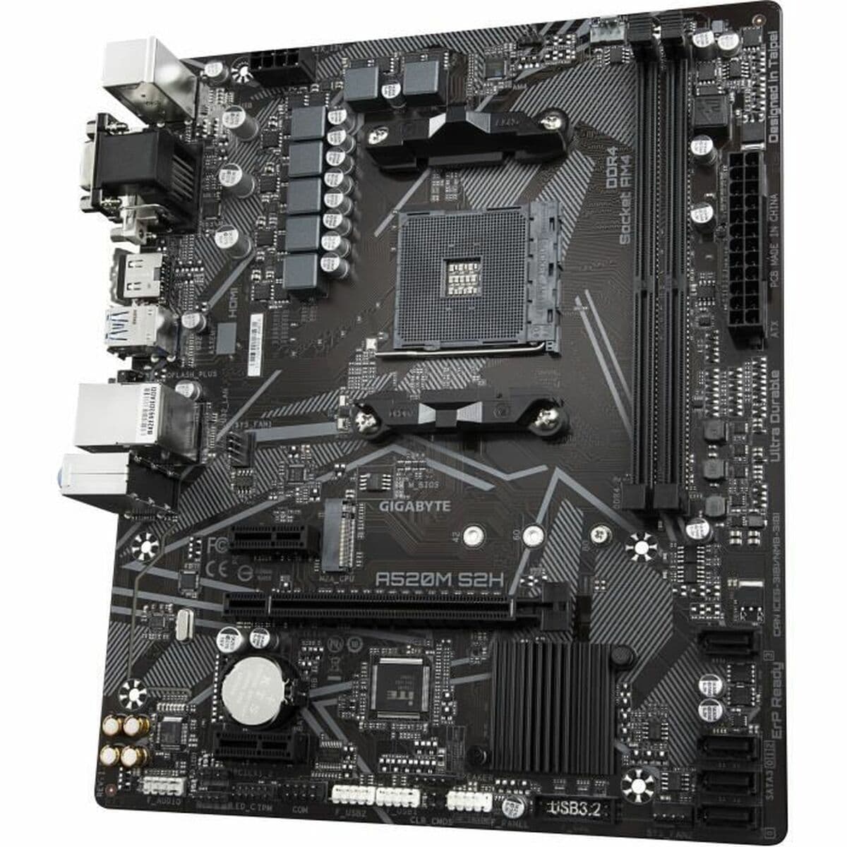 Motherboard Gigabyte A520M S2H AMD AM4 AMD A520 AMD - Thumbnail 6