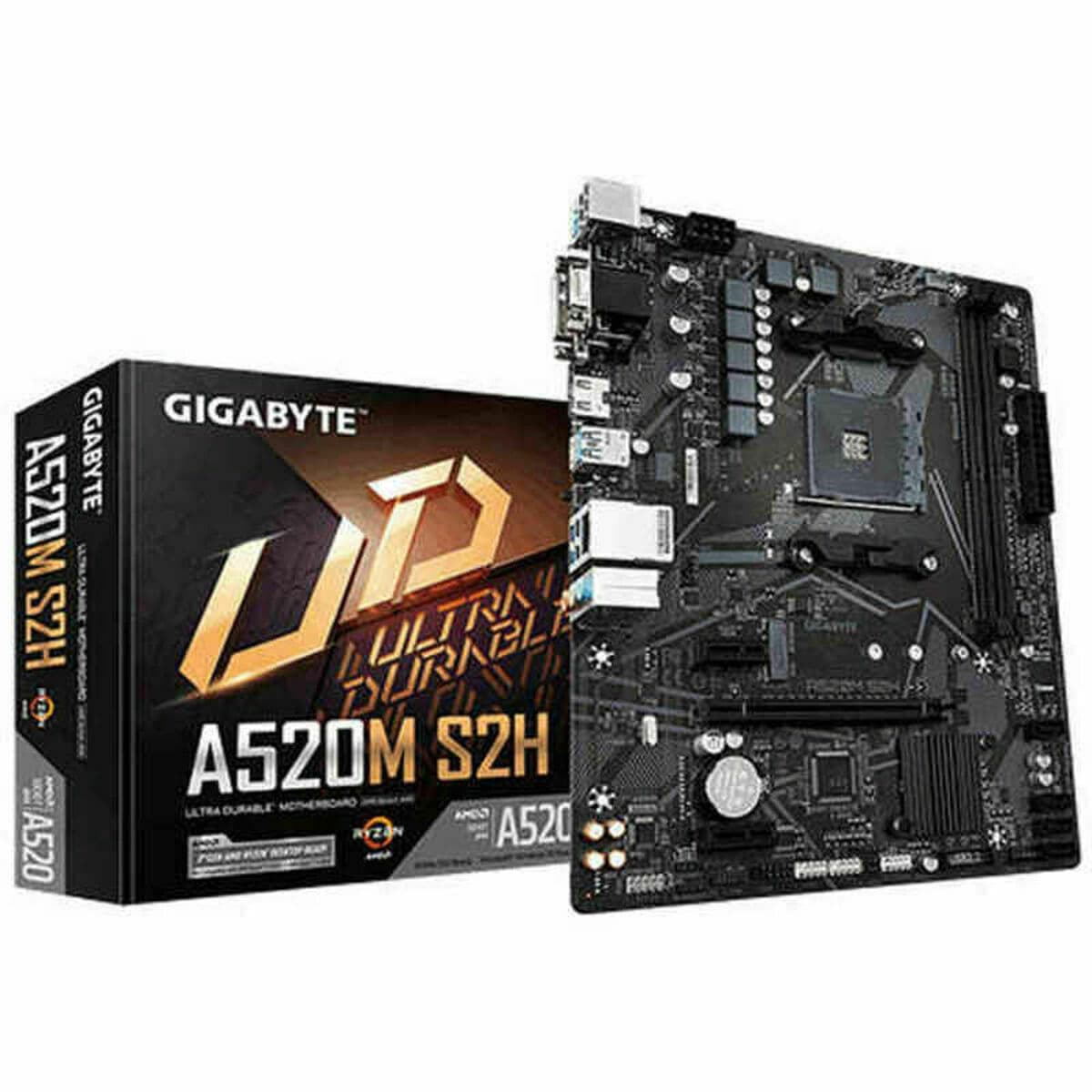 Motherboard Gigabyte A520M S2H AMD AM4 AMD A520 AMD - Thumbnail 8
