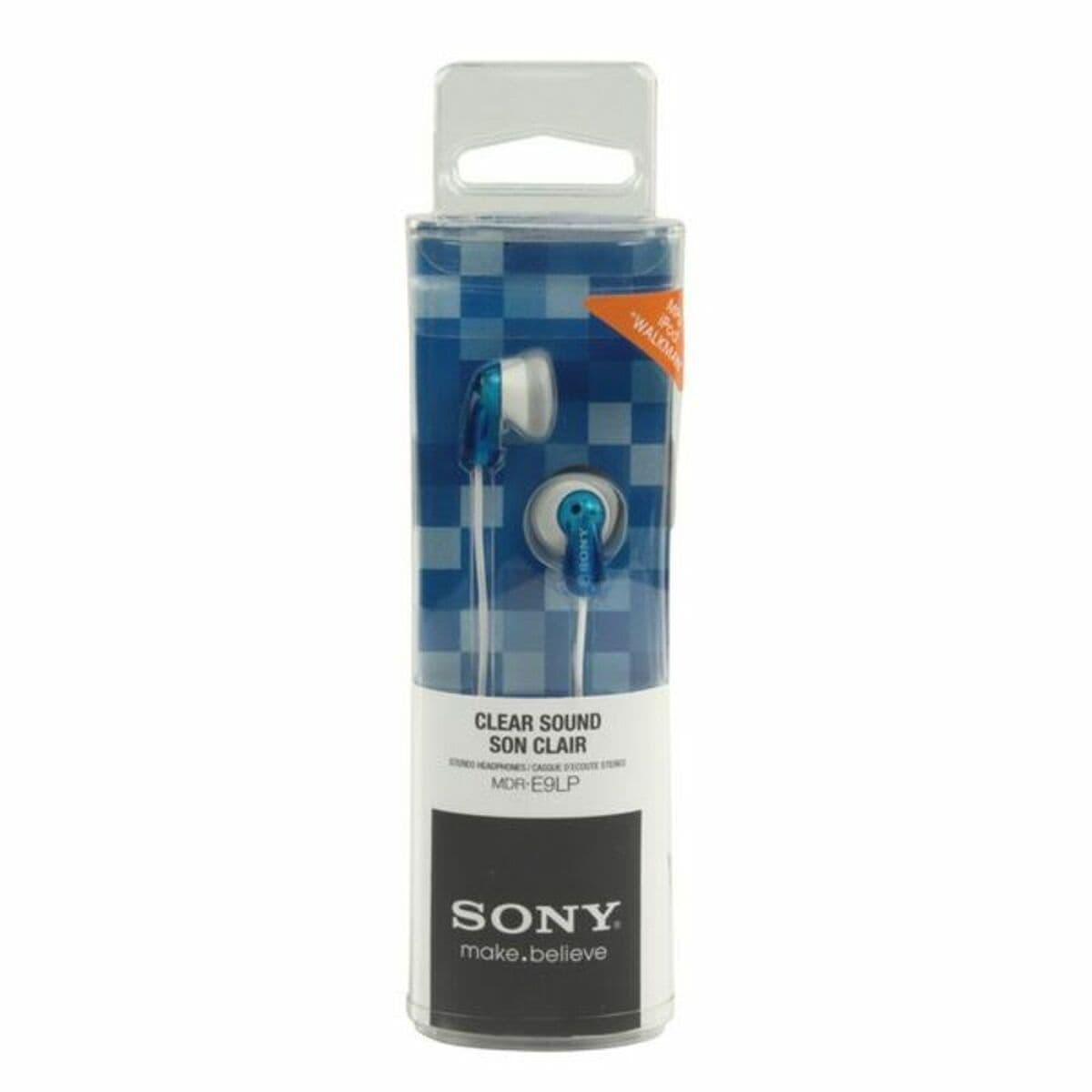 Kopfhörer Sony MDR-E9LP Blau Weiß - Thumbnail 3