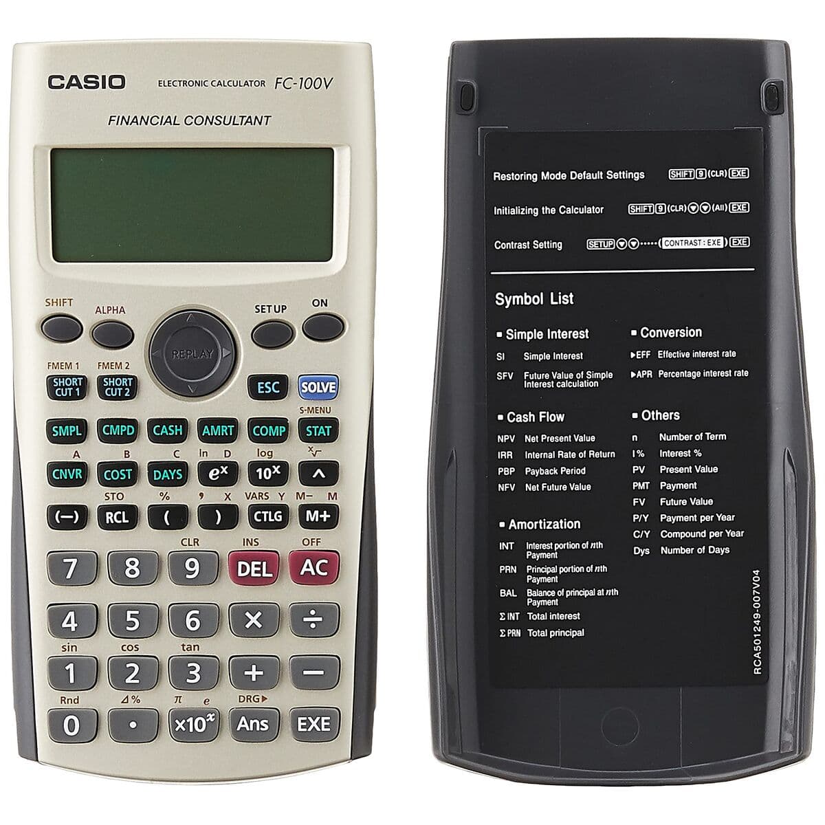 Finanztaschenrechner Casio FC-100V - Thumbnail 6