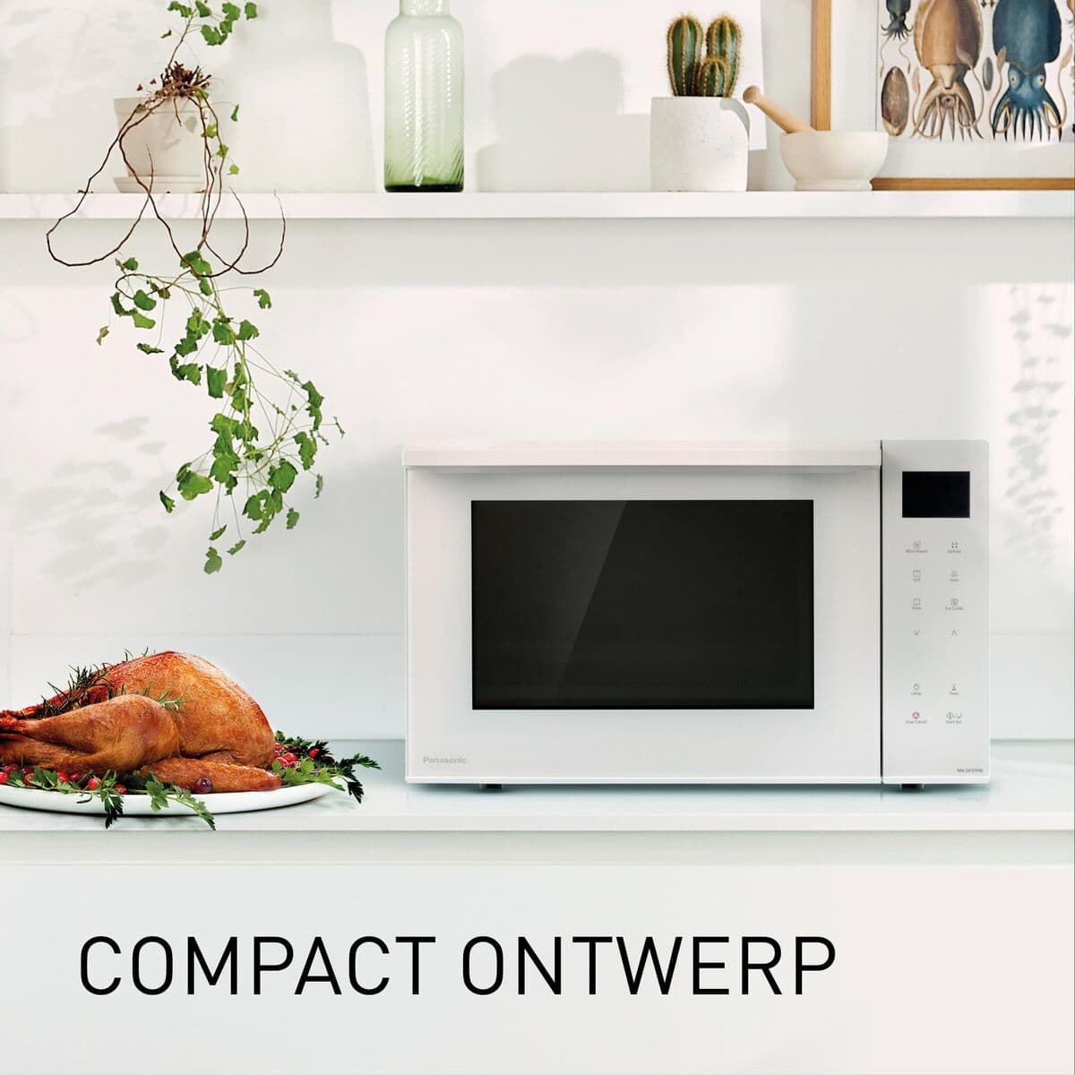 Mikrowelle mit Grill Panasonic NNDF37PWEPG Weiß 1000 W 23 L (Restauriert A) - Thumbnail 6