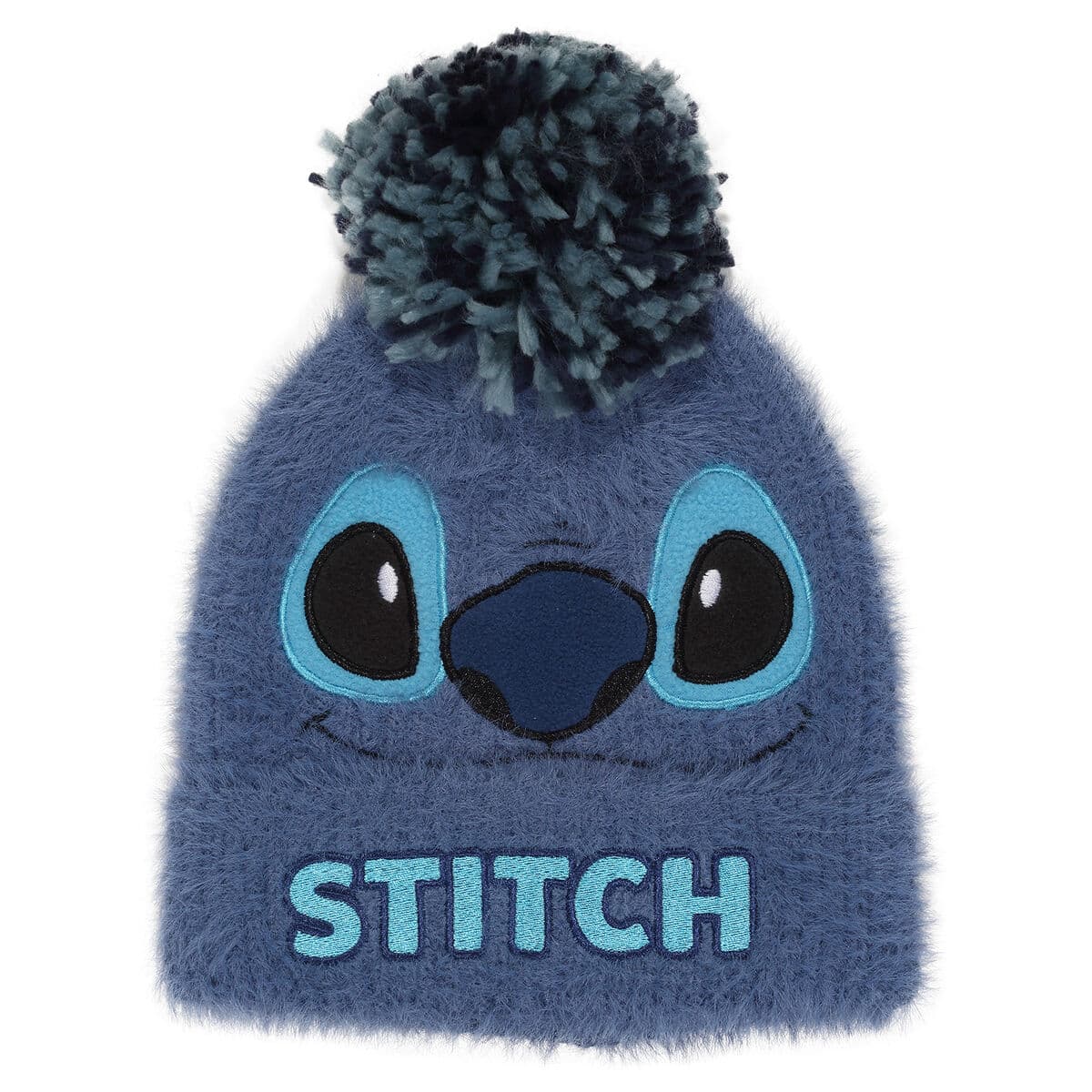 Hut Stitch Fluffy Pom Beanie — Bild 1