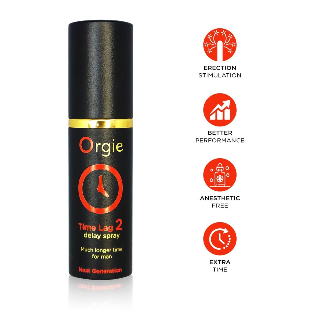 Verzögerungsspray Orgie Time Lag 2 Next Generation 10 ml - Thumbnail 6