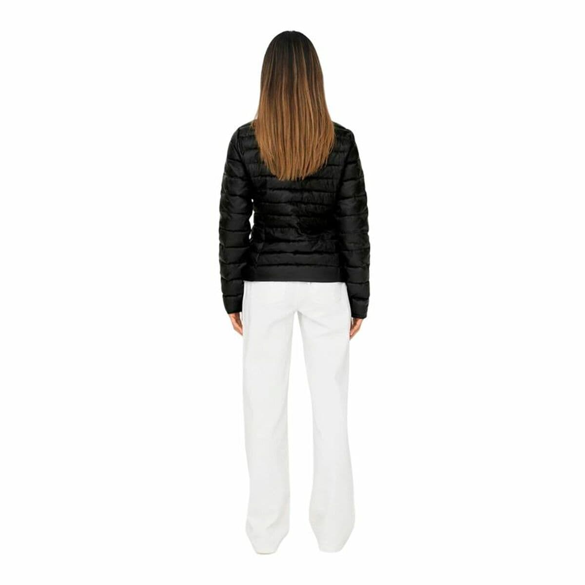 Sportjacke für Frauen Only Onltahoe Quilted Schwarz - Thumbnail 6