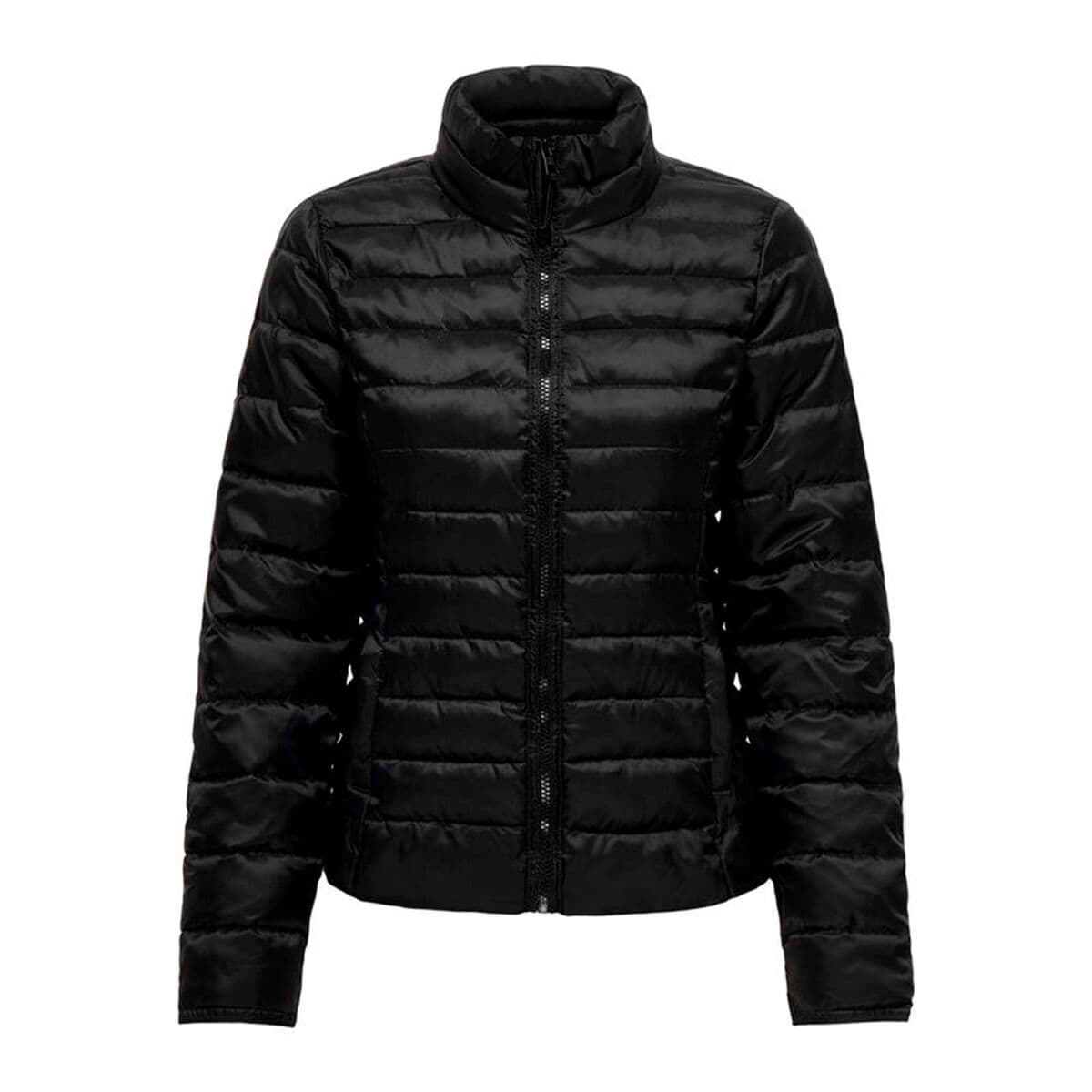 Sportjacke für Frauen Only Onltahoe Quilted Schwarz - Thumbnail 2