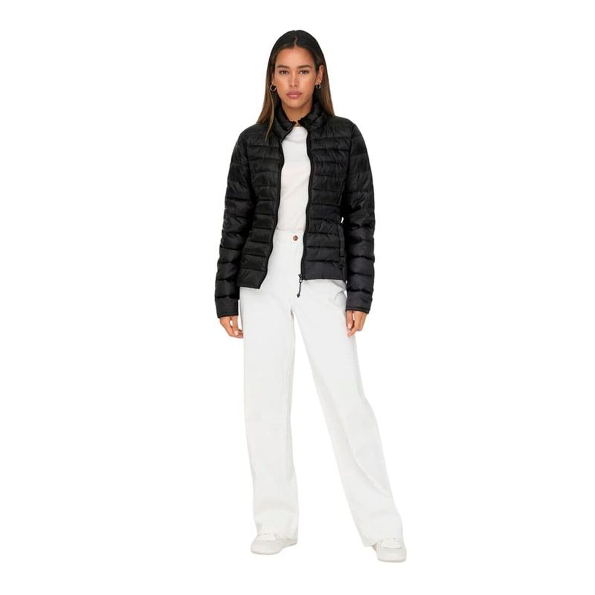 Sportjacke für Frauen Only Onltahoe Quilted Schwarz - Thumbnail 3