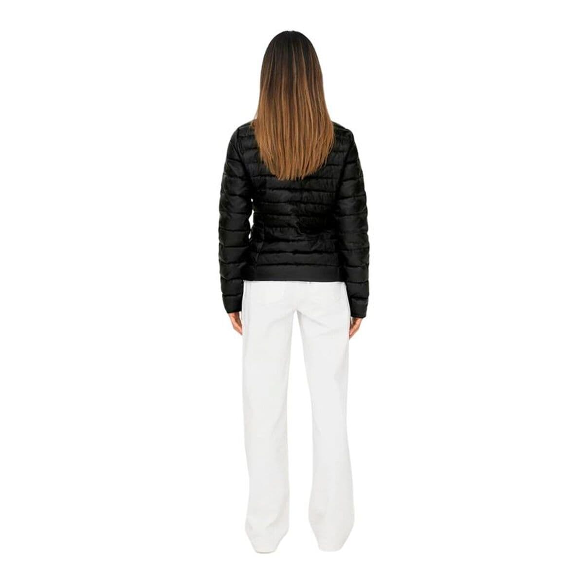 Sportjacke für Frauen Only Onltahoe Quilted Schwarz - Thumbnail 4