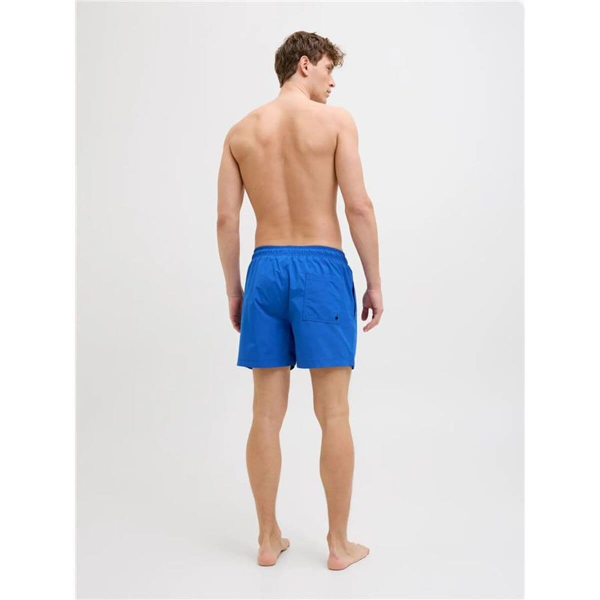 Herren Badehose Jack & Jones Jpstmaui Jj Solid Turkish Blau - Thumbnail 4