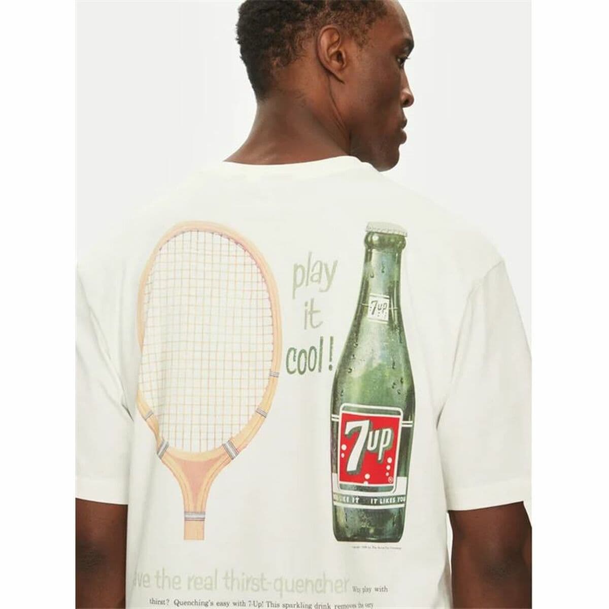 Herren Kurzarm-T-Shirt Only & Sons Ons7Up Rlx Ss Beige - Thumbnail 2