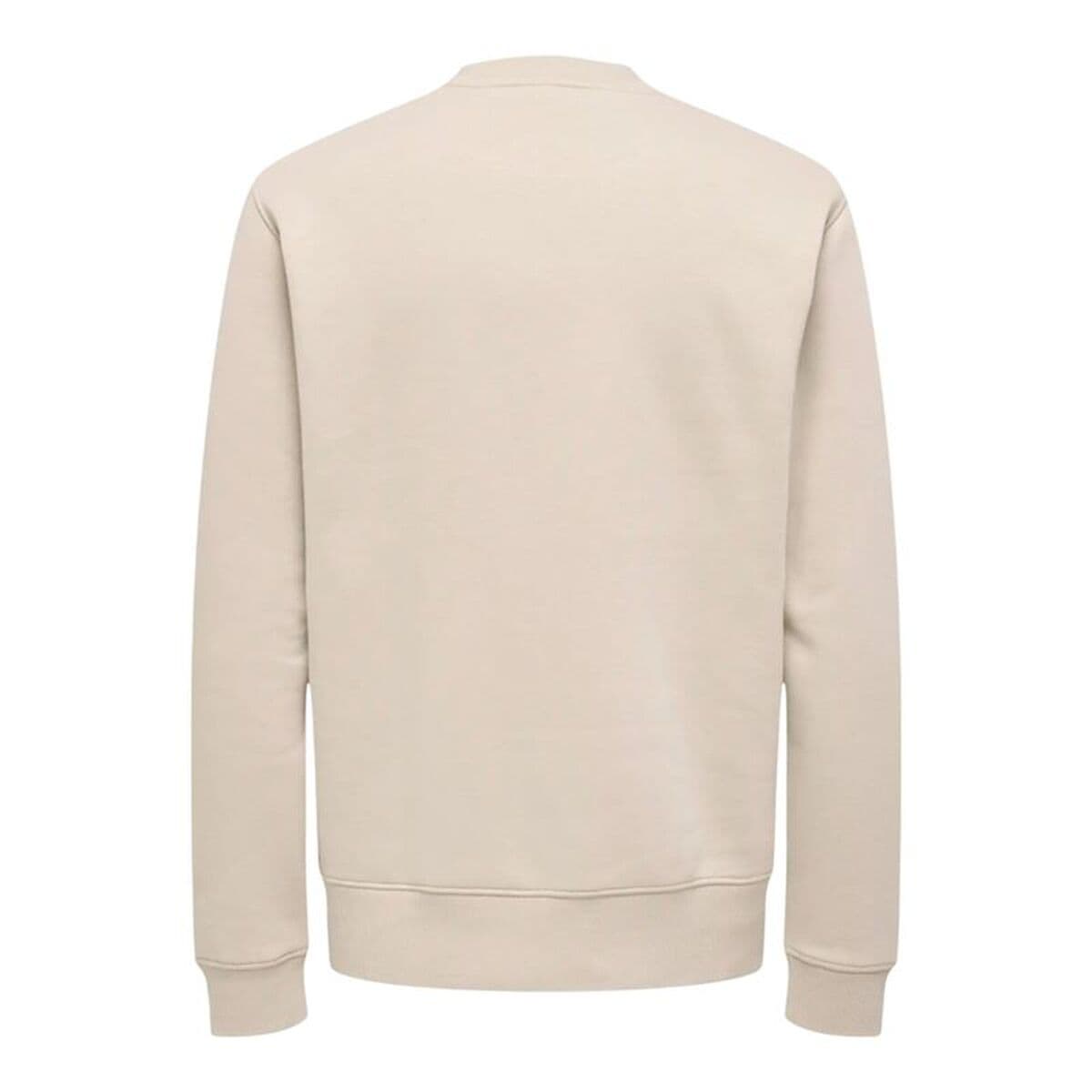 Herren Sweater ohne Kapuze Only & Sons Onsdawson Reg Crew Vd Weiß - Thumbnail 2