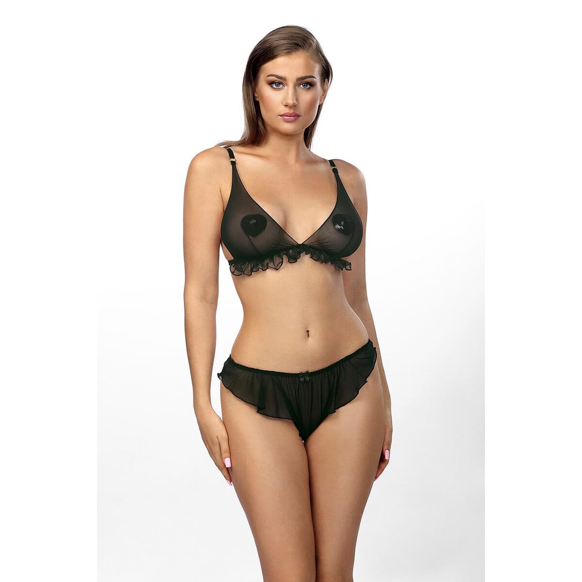 Unterwäsche-Set Anaïs Schwarz S/M - Thumbnail 3