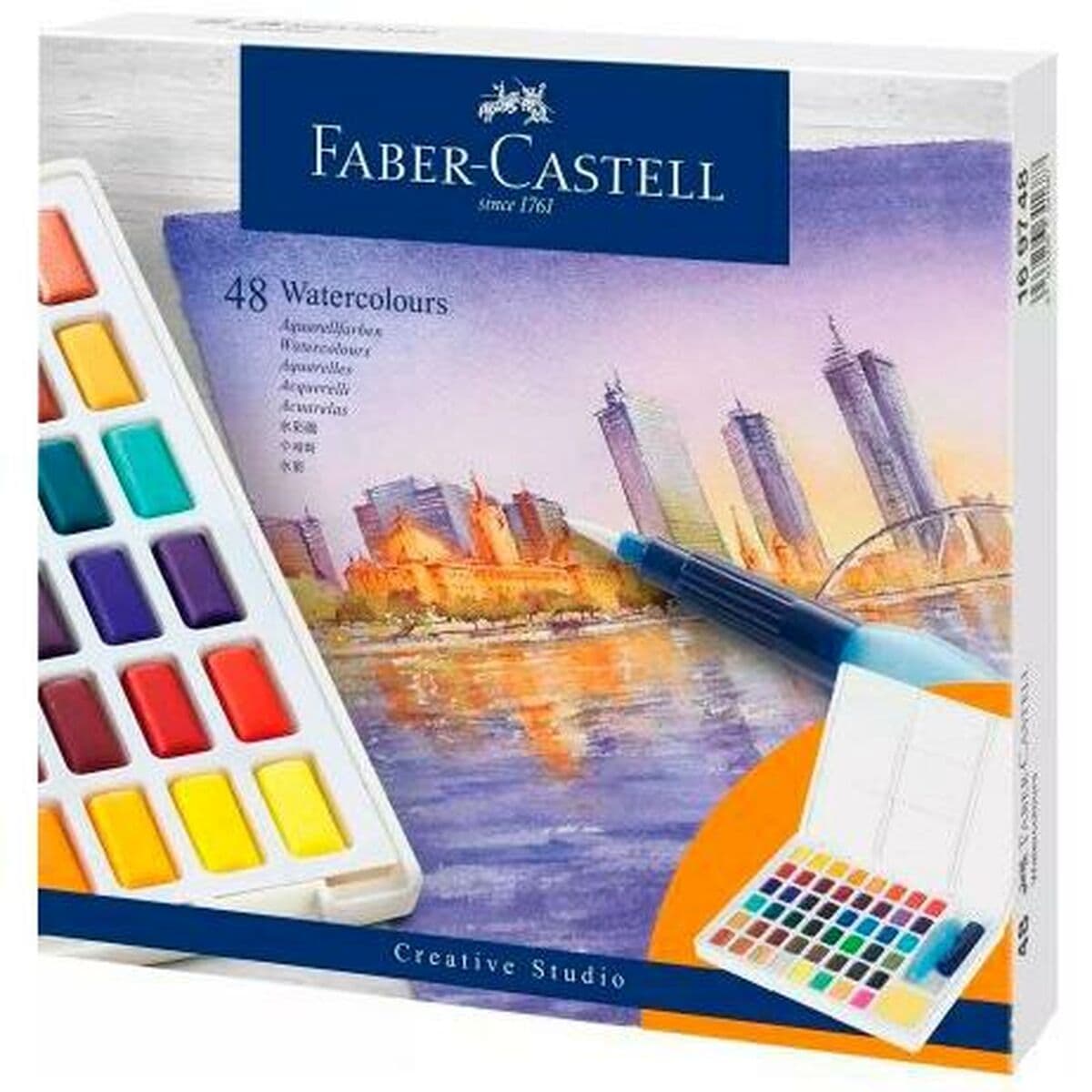 Wasserfarbenset Faber-Castell Creative Studio (8 Stück) - Thumbnail 2