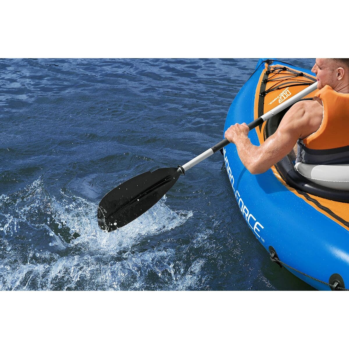 Bestway Paddel Aluminium Hydro-Force Kayak 230 cm Freizeit 62174 - Thumbnail 5