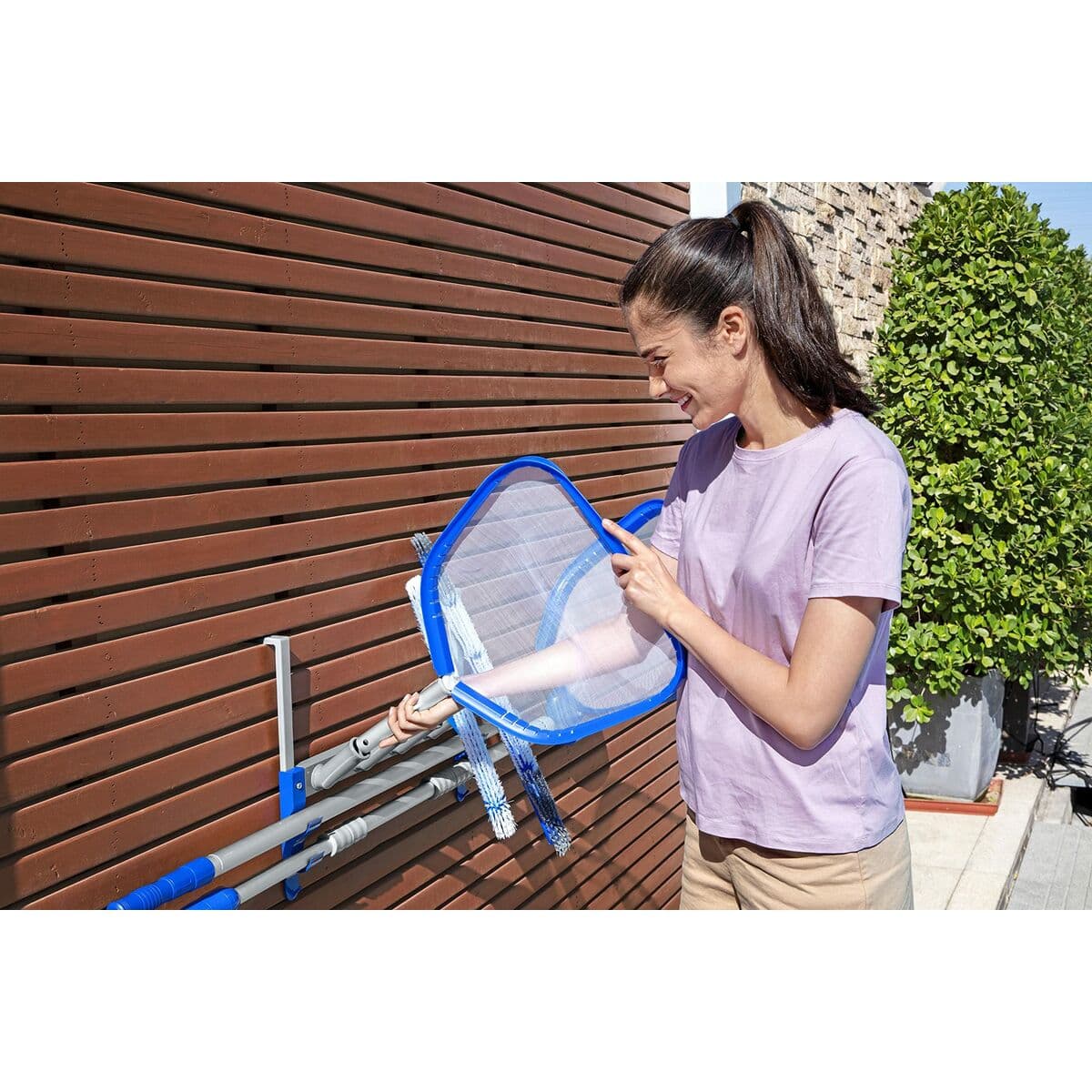 Bestway Zubehör Organisator Stahl und Abs Pool und Garten 58674 - Thumbnail 7