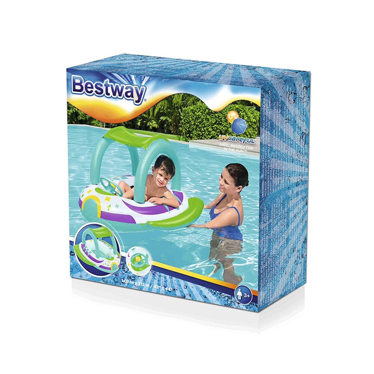 Bestway Aufblasbare Tierfiguren Badespielzeug und Pool Bunt +4 Monate Strand und Pool 34030 - Thumbnail 2
