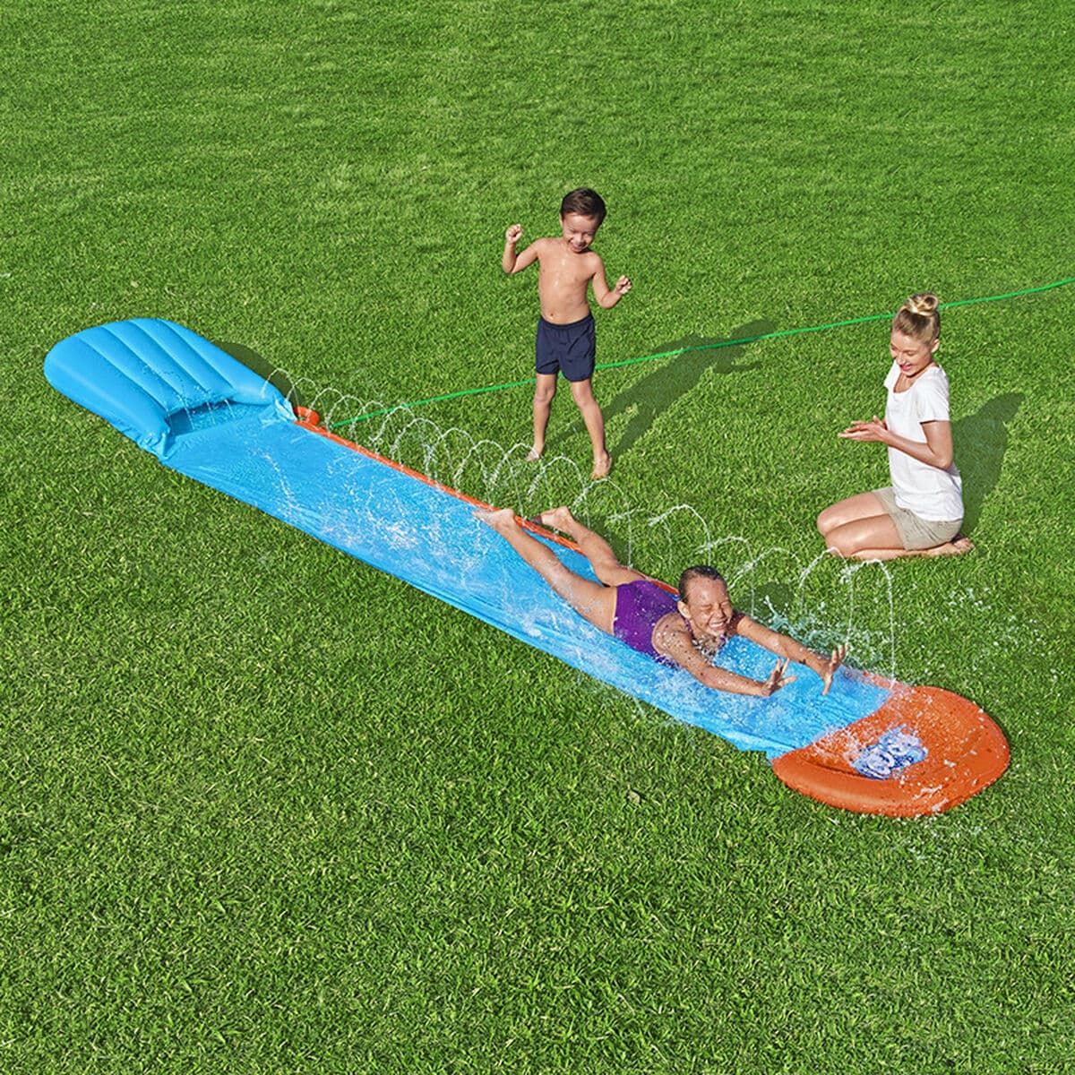 Bestway Einzelne Tsunami-Rutschbahn 488x82 cm +3 Jahre Garten 52477 - Thumbnail 3
