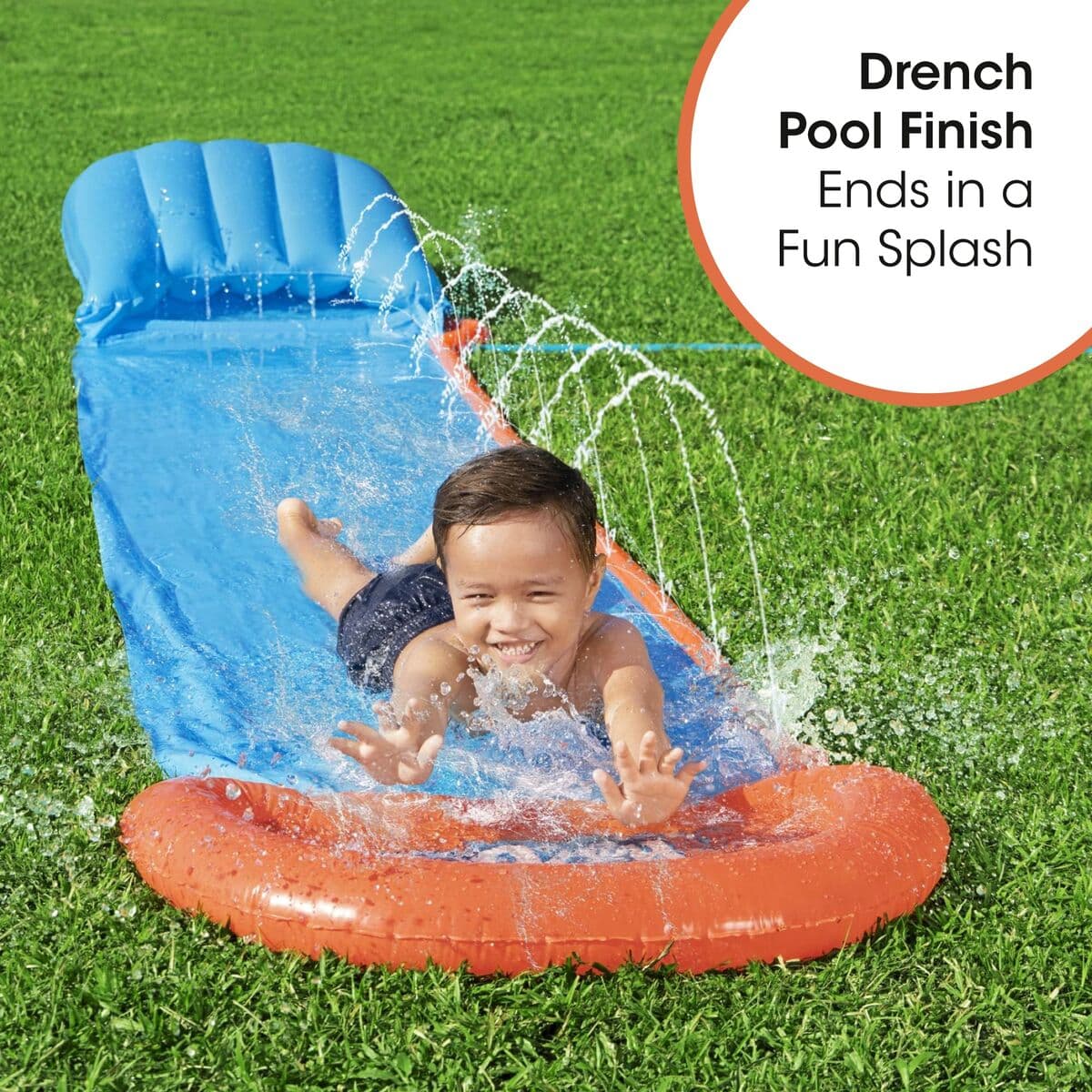 Bestway Einzelne Tsunami-Rutschbahn 488x82 cm +3 Jahre Garten 52477 - Thumbnail 8