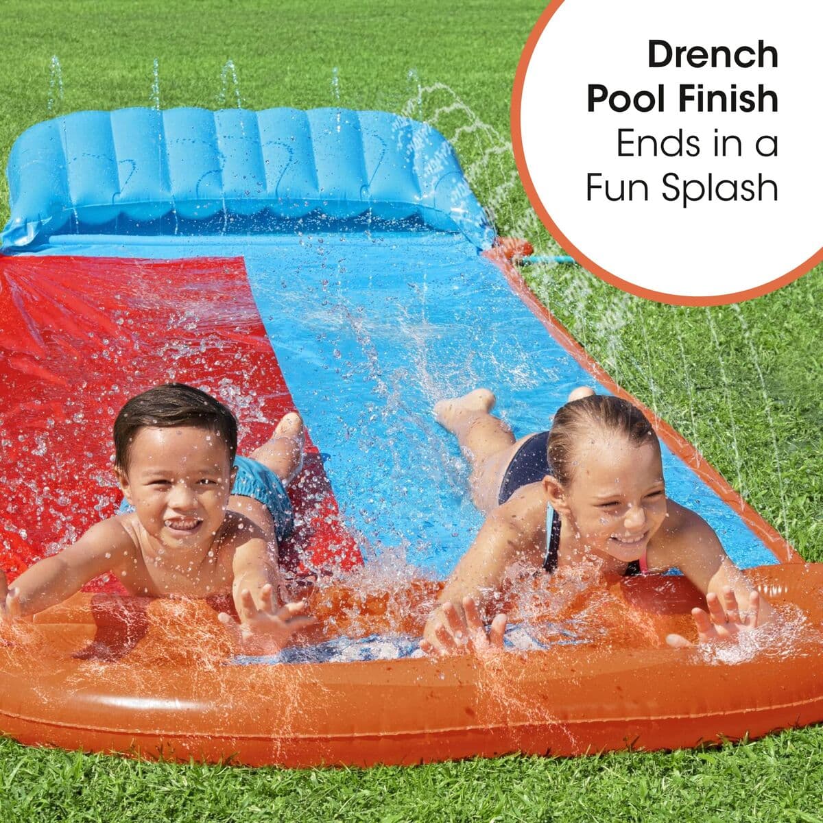 Bestway Sprinkler Aufblasbare Matte Marine D165 cm +2 Jahre Garten 52487 - Thumbnail 5