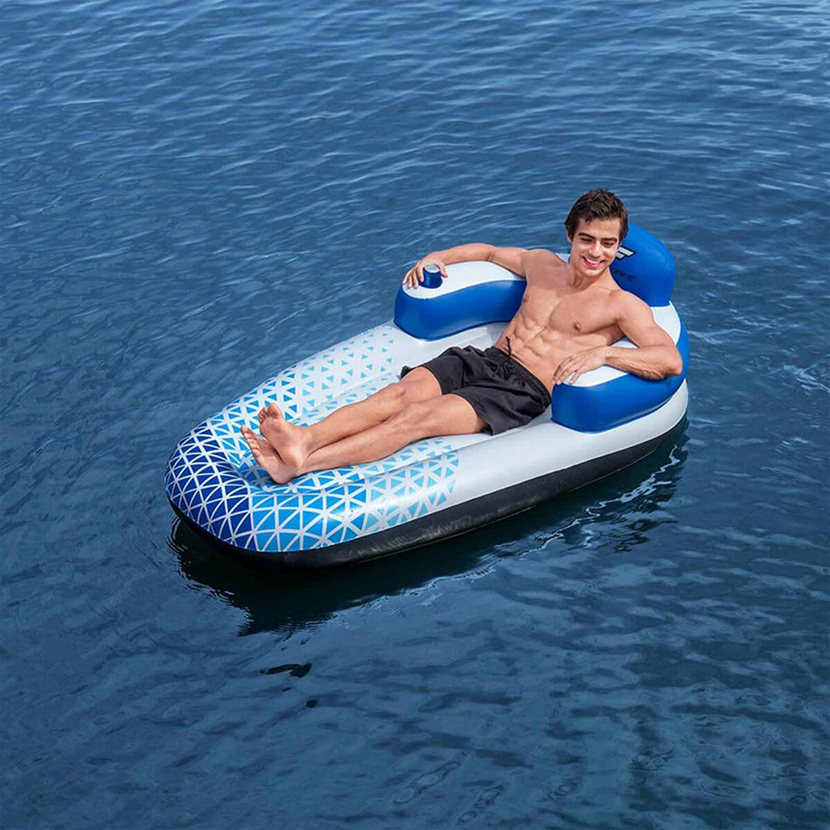 Bestway aufblasbarer Sessel Liege Hydro-Force 191x107 cm Strand und Pool 43533 - Thumbnail 3