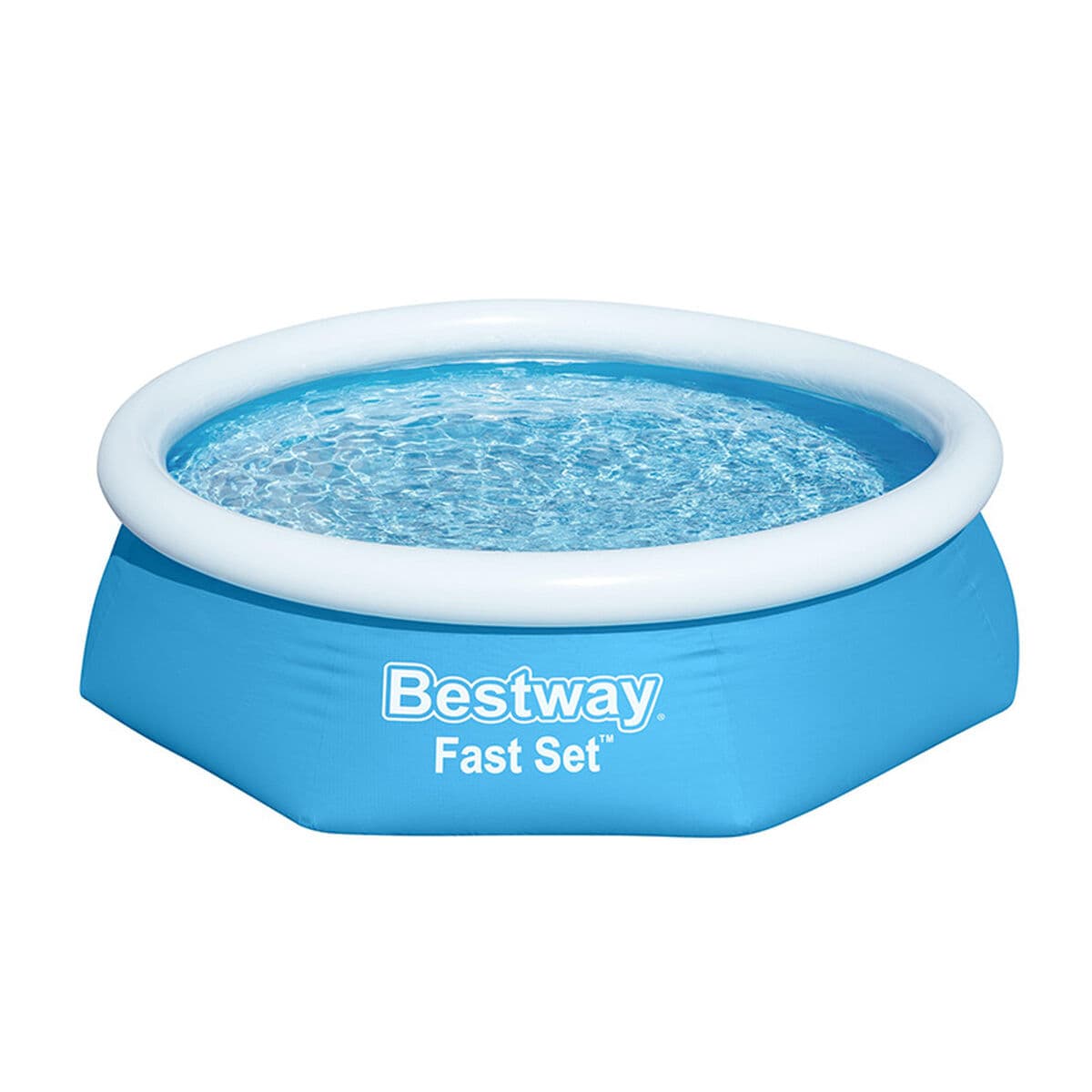 Bestway Aufblasbarer Pool Erwachsene Ring mit Filter 244x61 cm Garten 57450 — Bild 1