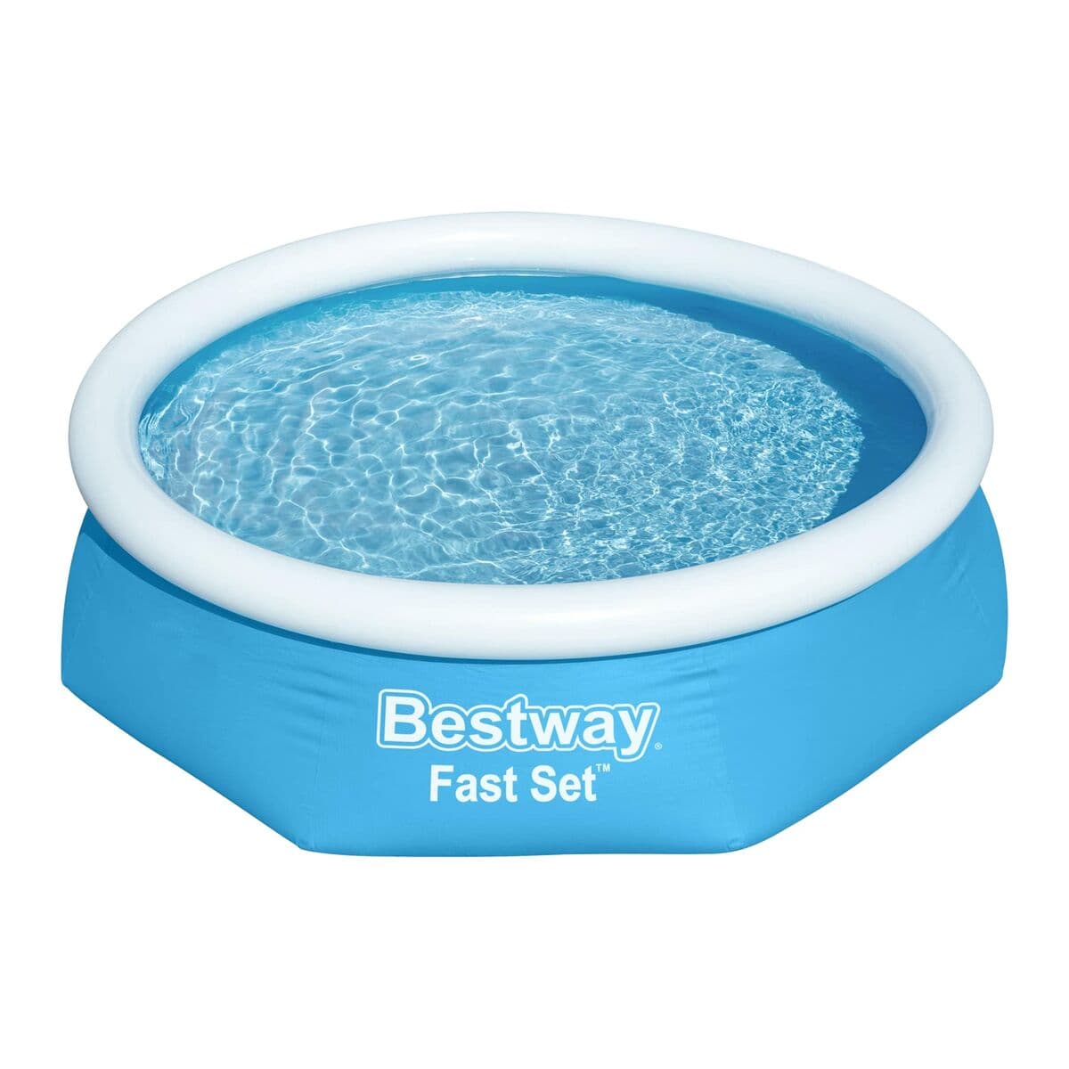 Bestway Aufblasbarer Pool Erwachsene Ring mit Filter 244x61 cm Garten 57450 - Thumbnail 6