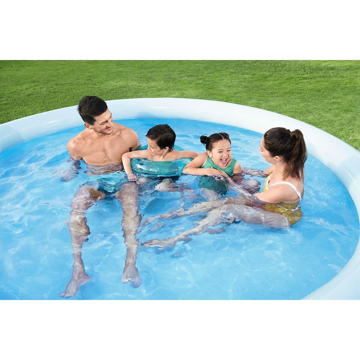Bestway Aufblasbarer Pool Erwachsener Ring 305x66 cm Garten 57456 - Thumbnail 6