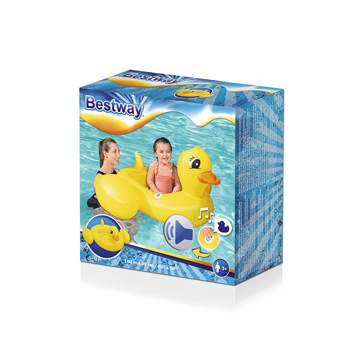 Aufblasbarer Boot Bestway Ente 109 x 99 cm (1 Stück) - Thumbnail 2