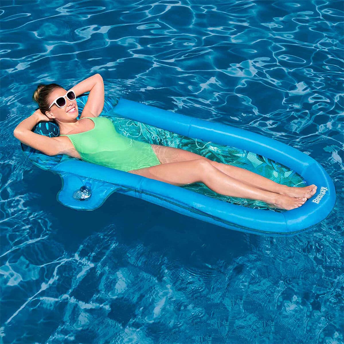 Bestway Aufblasbare Matratze Flex' n Fold 171x94 cm Strand und Schwimmbad 43552 - Thumbnail 2